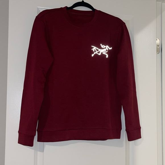 Arc’teryx lightweight crewneck-maroon - Picture 1 of 4